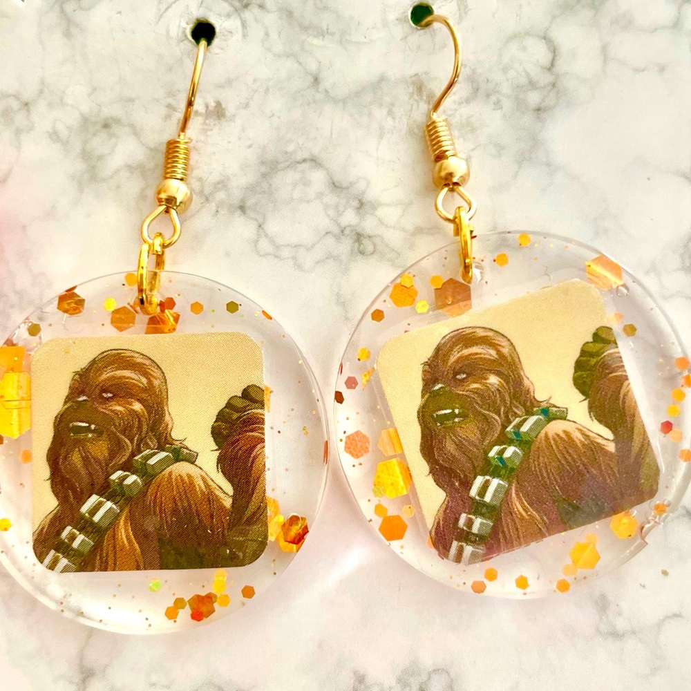 Chewbacca Acrylic Earrings